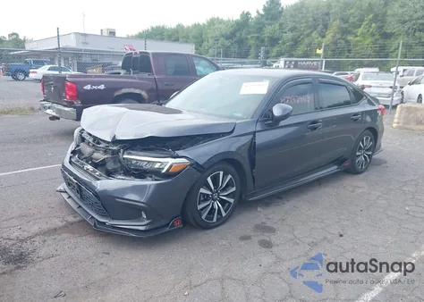 2022 Honda Civic Ex z USA, uszkodzony, nr VIN 2HGFE1F75NH319257